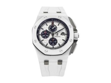 Royal Oak 'Offshore Chronograph' Ceramic with White Dial (44mm)