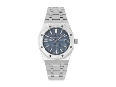 Royal Oak Stainless Steel with Blue Dial (37mm)