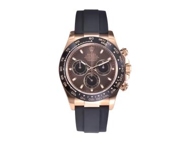 Cosmograph Daytona Rose Gold Oysterflex with Chocolate Dial