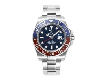 GMT-Master II Stainless Steel 'Pepsi' with Blue Dial (40mm)
