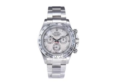 Cosmograph Daytona White Gold White Mother of Pearl Dial
