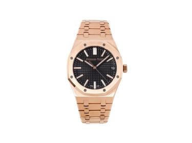 Royal Oak Pink Gold '50th Anniversary' with Black Dial (41mm)